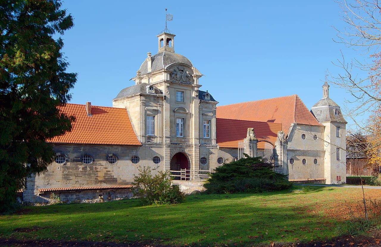 Haus Stapel, mittelalterliche Wasserburg in Havixbeck, erstmals 1211 urkundlich erwähnt
