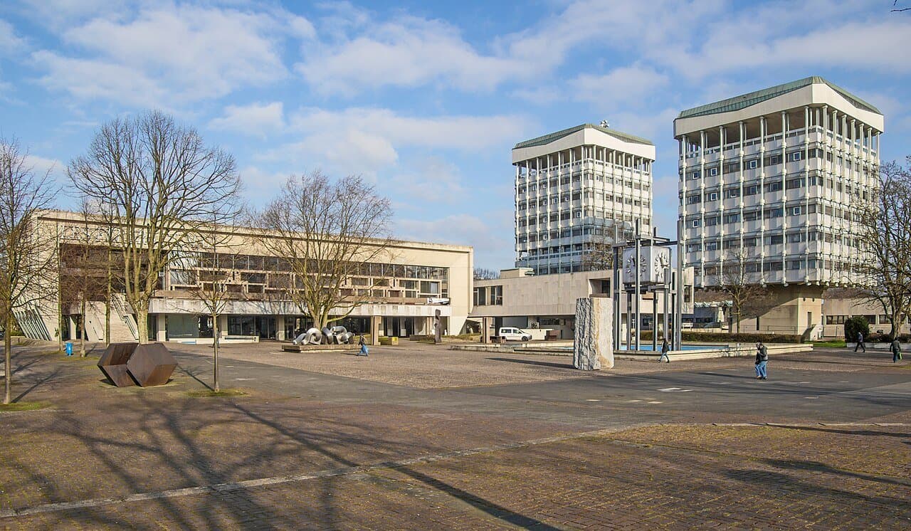 Rathaus Marl, denkmalgeschütztes Rathaus der Stadt Marl