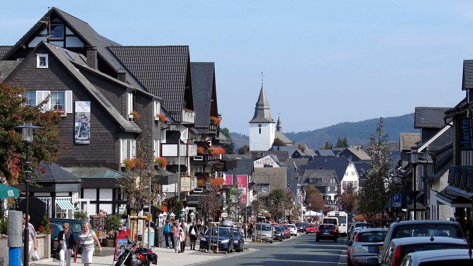 Ortsansicht von Winterberg, Kernstadt im Rothaargebirge