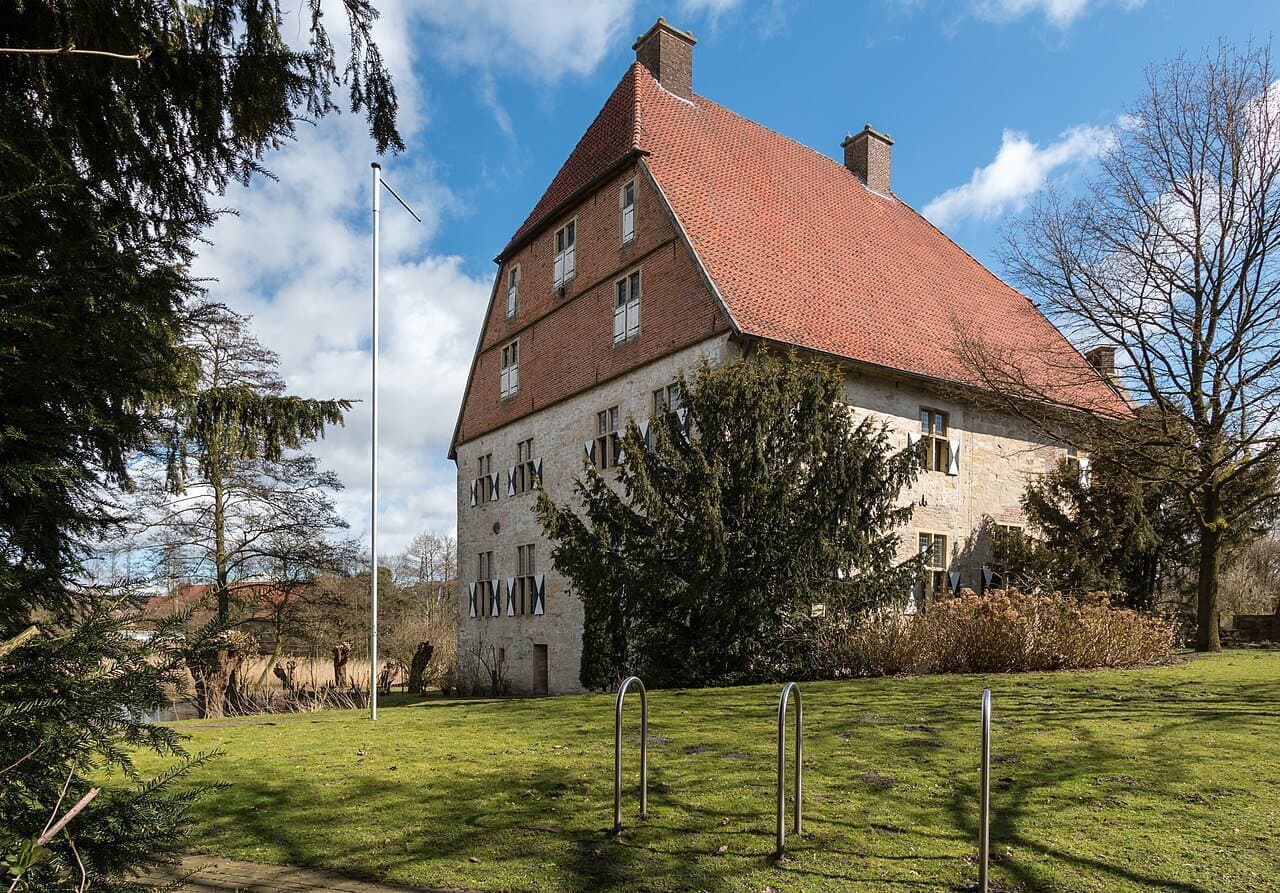 Kolvenburg Billerbeck, mittelalterliche Wasserburg im Stadtzentrum