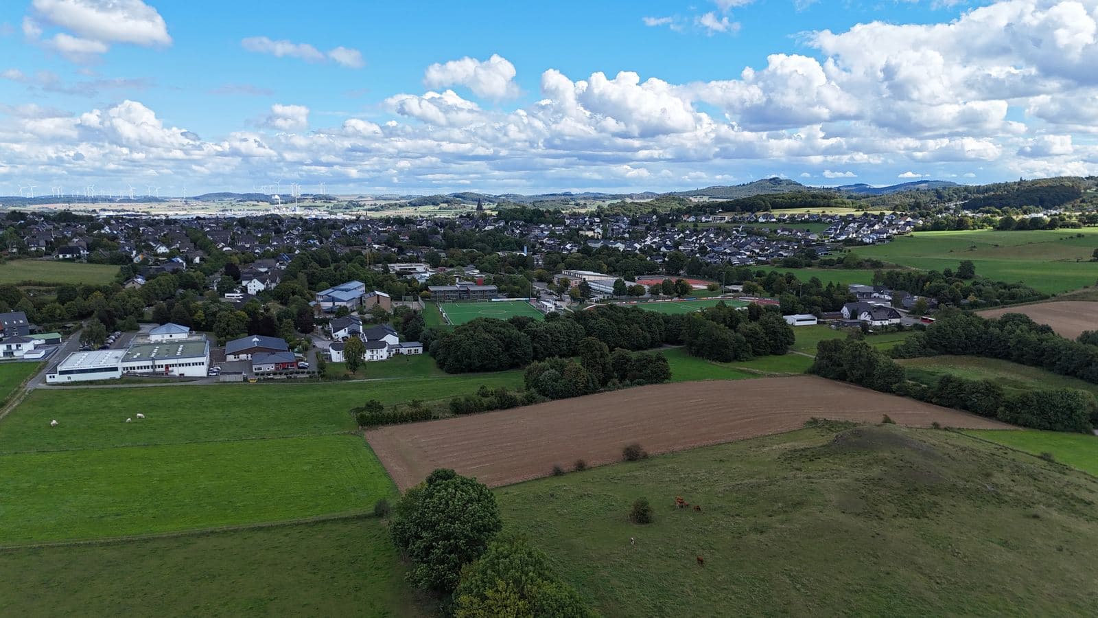 Blick über Brilon von Westen